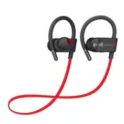 Stereo Noise Reduction Earphone Waterproof And Sweatproof Sport bluetooth Headset RED COLOR