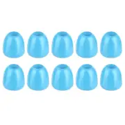 20Pcs Plastic Bell End Stoppers, Cord End Lock Rope Fastener, Light Blue