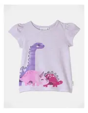 [Sprout] Essential Dino T-Shirt in Purple