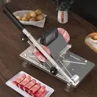 Manual Meat Cutter Stainless Steel Food Slicing Machine Meat Slicer Beef