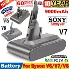 9000mAh Battery For Dyson V6 V7 SV11 V8 SV10 Animal Vacuum Cleaner Sony Cell New