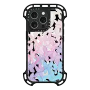 iPhone 16 Pro Ultra Bounce Case MagSafe Compatible Clear Hydrangea Blooms