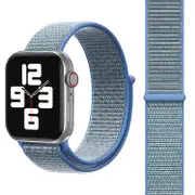 For Apple Watch Series 2,38-mm Case,Nylon Watch Band,Fastener,Blue