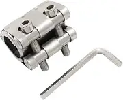 LifCratms Pipe Repair Clamp, Galvanized Pipe Repair Kit, Leak Repair Clamp for Plastic and Metal Pipes(20mm-23mm/1/2 inch)