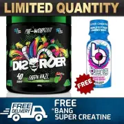 FACTION LABS DISORDER PRE-WORKOUT //PREWORKOUT ENERGY PUMP FOCUS STRENGTH$