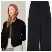 H&M Black Bomber Jacket Set Size 18/20