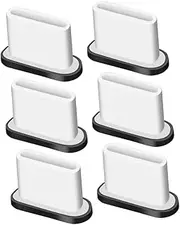 UTHCLO 6Pcs Type C Dust Plugs Durable Mobile Phone Charging Port Covers Compatible with Smartphones Easy to Install Stylish Decoration for USB C Ports