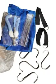 10PCS/Set Pet Hammock FOR Grooming Harness For Cats Dogs SMALL , BLUE
