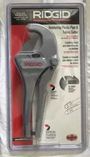 RIDGID 23498 RC-1625 Aluminum Ratchet Action 1/8" to 1-5/8" Plastic Pipe Tubing