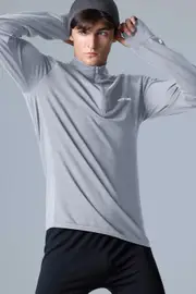 COZY ZERO Tech Merino Classic Fit Half Zip Long Sleeve Top