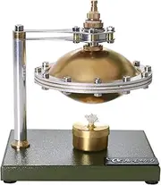 Hot Air Stirling Engine Model DIY Unassemb Steam Flying Saucer Full Metal Physics Science Experiment Toy Teacher Student Adult Birthday Black