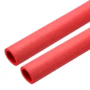 2pcs 3.3ft Foam Pipe Insulation Tube 1 inch(25mm) ID 1 5/16 inch(34mm) OD, Red