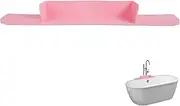 Silicone Sink Edge Protector Hand Support Bathtub Water Stopper with 7 Suction Cup Stable Suction Splash Protector for Bathroom(1pc,Pink)