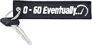 Cg Keytags - Moto Minds Unique Keychains for Motorcycles, Scooters, Cars, Gifts, and More (0-60 Eventually), 0-60 Eventually