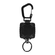 Retractable Key Chain Key Holder Reel with Carabiner 23 Steel Retractable Cord