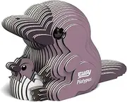 EUGY 048 Platypus 3D Puzzle - 21 Piece Eco-Friendly Educational Toy Puzzle for Boys, Girls & Kids Ages 6+