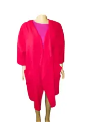 Lane Bryant Duster Overpiece Women's 22/24 Red Open-Front