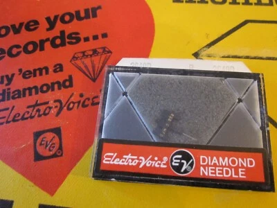 New Electro-Voice Phonograph Diamond Needle B 2640D Highest Quality Switzerland