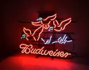 Flying Wild Pheasant Real Custom Neon Beer Sign Handcraft 24"x20"