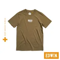 在飛比找蝦皮商城優惠-EDWIN 人氣復刻 橘標 職人手繪LOGO短袖T恤(橄欖綠