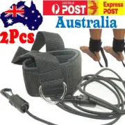 2x Swim Bungee Trainer Belt Swimming Resistance Leash Stationary Swimming System