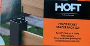 Hoft Fence Picket Spacer For 1/2” x 5.5” Fence Pickets Post Kits (22-Pack)