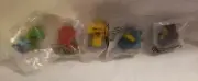 McDonald's 1987 RUNAWAY ROBOTS Toys REGIONAL Sealed ROBOT 5 MIP Toys red blue ye