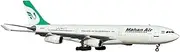 Replica 1:400 for Collector's Edition PH11929 Mahan A340-200 EP-MJA Diecast Airplane Model Metal Static Ornament Memorial Airplane Toy