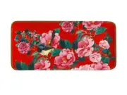 Maxwell & Williams Teas & C's Silk Road Rectangle Platter 33x15.5cm Cherry Red