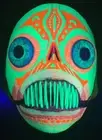 Fallout Fish Alien Clay Mask Steampunk 1/1 OOAK Cosplay Sci-Fi Wall Art Glow