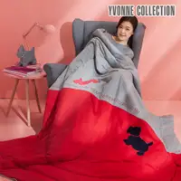 在飛比找誠品線上優惠-YVONNE COLLECTION梗犬愛骨頭雙人四季被-紅