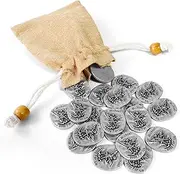 20 PCS St. Michael The Archangel Challenge Coins - Guardian Angel Coins, Saint Michael Coin for Kids, Prayer Coin with Pray for Us Inscription, San Miguel Arcangel Protection Tokens