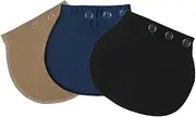 [HAPINARY] Belly Belt Waist 3pcs Button Extenders for Pants Repair Patch Waistband Button for Maternity Clothing