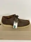 Clarks Wallabee Beeswax Shoes Brown Men's Size 10.5 US