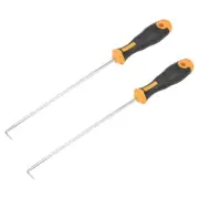 2Pcs 90 Degree Pick Hook 9.84" Puller Remover Removal Tool for Oil Seal/O-rings