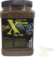 Xtreme Aquatic Food Big Fella 3.0mm Slow-Sinking Pellets 992 Grams (35oz) - - for Medium to Large Size Tropical Fish, Cichlids