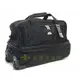【葳爾登】WEEY側拉折疊拉桿旅行箱行李箱/登機箱/乾溼分離旅行袋拖輪袋1736黑色托輪袋