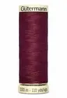 Gutermann Sew-all Thread 100m Colour 375 BURGUNDY, 100% Polyester