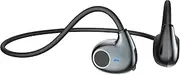 Echlife J077 A805 Ultra Lightweight 13g Open Ear Earphones, Air Conduction, Non-Blocking, Bluetooth 5.3 AAC ENC Call Noise Canceling, Wireless Earphones, Comfortable Fit, Built-in, White