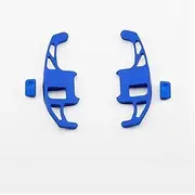 Car Steering Wheel Shift Paddles for Cruze 2014-2018 Malibu XL Explorer 2017-2020 Aluminum Alloy Car Trim Shift Paddle Shift Paddle Shifter Extension HTEOPOEKFR(Blue)