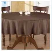 Easter Chocolate Brown 70 in Round Table Cloth (col) J9