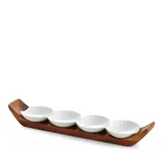 Nambe Quatro Snack & Serve Set