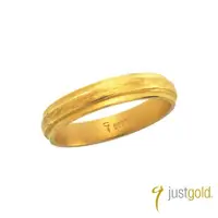 在飛比找蝦皮商城優惠-【Just Gold 鎮金店】金生守候純金系列-黃金對戒 女