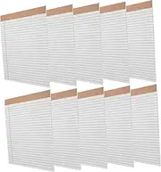NUOBESTY 10pcs Legal Notepads Double-Sided Writing Pads for Efficient Note-Taking Portable Pages Each for College Business and Memo Lists