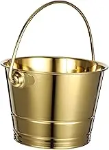 Happyyami Ice Bucket Handheld Drink Cooler for Parties Capacity Design for Wine Beer and More for Home Bar Ktv and Restaurant Use