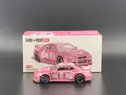 Kaido House x Mini GT Nissan GT-R R34 Kaido Racing Factory V1 Pink KHMG128 1/64