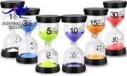 Sand Timer Colorful Hourglass Sandglass Timer 1 Min/3 Mins/5 Mins/10 Mins/15 Min
