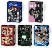 5 Pack/150 Pcs Stray Kids Lomo Card Kpop Photocards Greeting Card with Postcards Box
