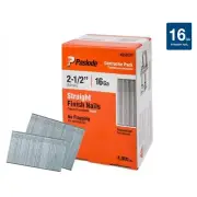 New Paslode 2-1/2" Straight Finish Nails 16Ga Contractor Pack #650537 4,000ct.