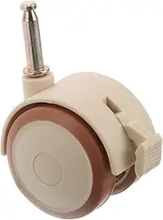 Abaodam Silent Swivel Rubber Crib Caster Wheels with Brakes Replacement Wheels for Bed Effortless Movement and Quiet Rolling Insert